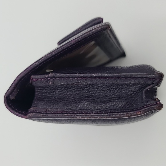 Miu Miu - purple leather bowtie card holder - Picture 3 of 10